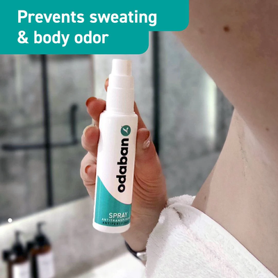 ODABAN Purškiamas Antiperspirantas nuo Prakaitavimo