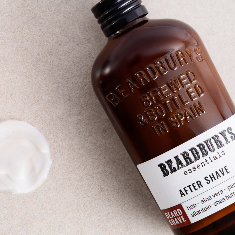 Beardburys Essentials Mosturizing After Shave, Drėkinamasis Losjonas po Skutimo, vyriška kosmetika po skutimosi, barzdos aliejus, barzdos kremas, drėkinantis barzdos eliksyras, barzdos putos, barzdos gelis