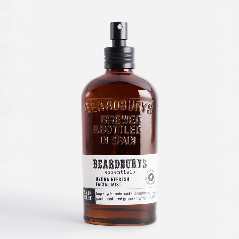 Beardburys Essential Bruma Refrescante, HYDRA REFRESH gaivinanti veido dulksna, vyriška kosmetika, barzdos aliejus, barzdos kremas, barzdos eliksyras