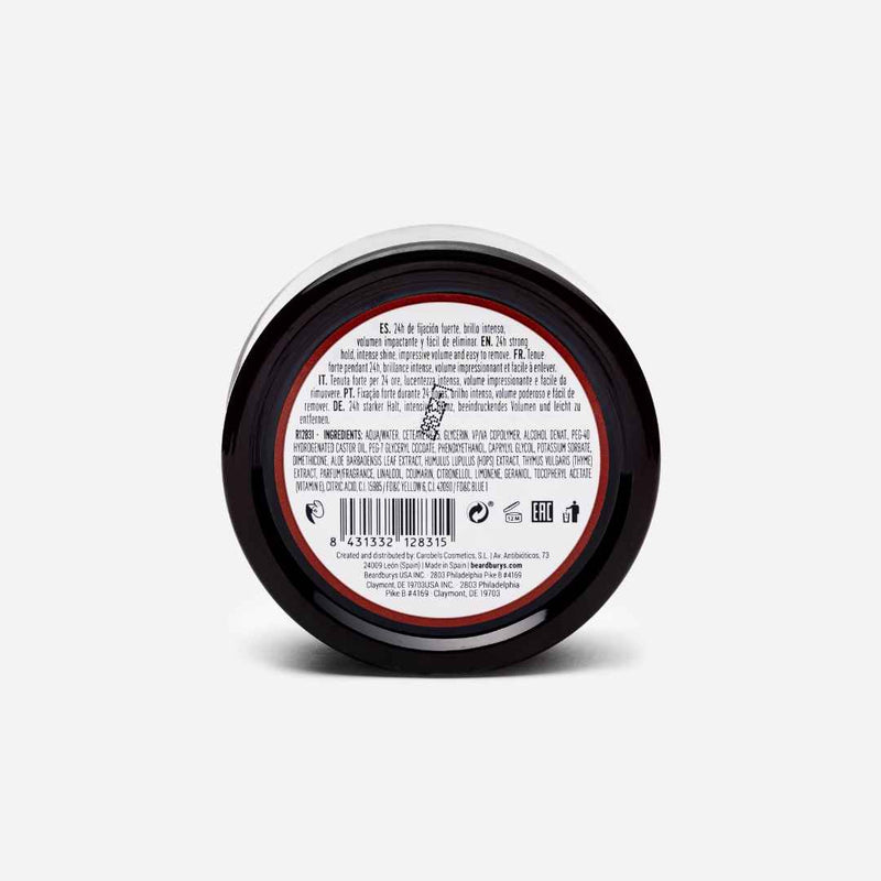Beardburys Essential Wax Extra Water Effect, stiprios fiksacijos vaškas plaukams, Plaukų Priežiūros Priemonės, vyriškas plaukų vaškas, stiprus plaukų vaškas, stiprios fiksacijos vyriškas vaškas, plaukų vaškas