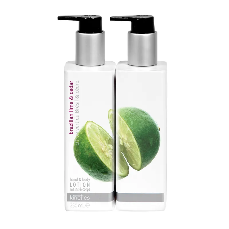 Kinetics - Parfumuotas Rankų ir Kūno Losjonas su Brazilišku Laimu ir Kedru, HAND AND BODY LOTION BRAZILIAN LIME & CEDAR