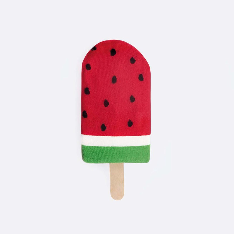 EAT MY SOCKS Frozen Pop Watermelon, Kojinės Arbūziniai Ledai ant pagaliuko, žaismingos spalvotos kojinės, Originali dovana vyrams, moterims, vaikams ir paaugliams, universalus dydis, vaisinių ledų formos kojinės