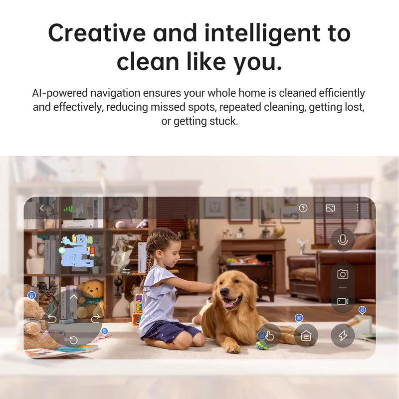 Dreame L10S Plus Robot Vacuum Cleaner with Smart Mopping, Automatic Self-Cleaning, Powerful Suction, and AI Navigation