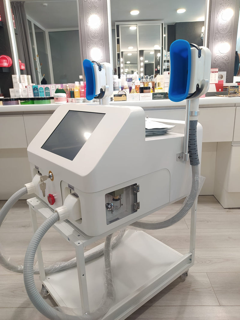 Krioterapijos Aparatas su medicininio silikono antgaliais, Kriolipolizės procedūroms, vakuuminis riebalų šaldymo aparatas - Cryolipolysis machine - AurelijosSPA