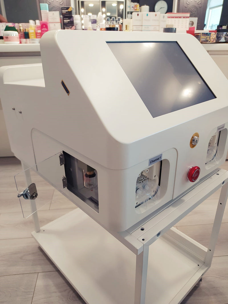 Krioterapijos Aparatas su medicininio silikono antgaliais, Kriolipolizės procedūroms, vakuuminis riebalų šaldymo aparatas - Cryolipolysis machine - AurelijosSPA