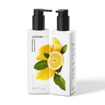 Kinetics - Parfumuotas Rankų ir Kūno Losjonas su Citrina ir Verbena, HAND AND BODY LOTION LEMON & VERBENA