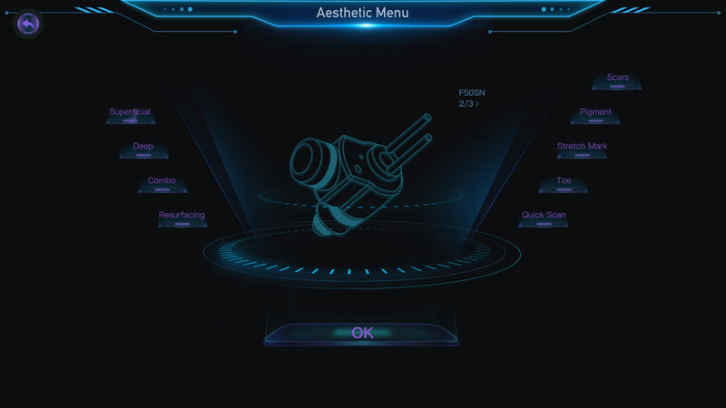 Profesionalus CO2 Frakcinis Lazeris 10600 nm su Ginekologiniu Antgaliu, Premium klasės modelis, Medical Fractional Laser System