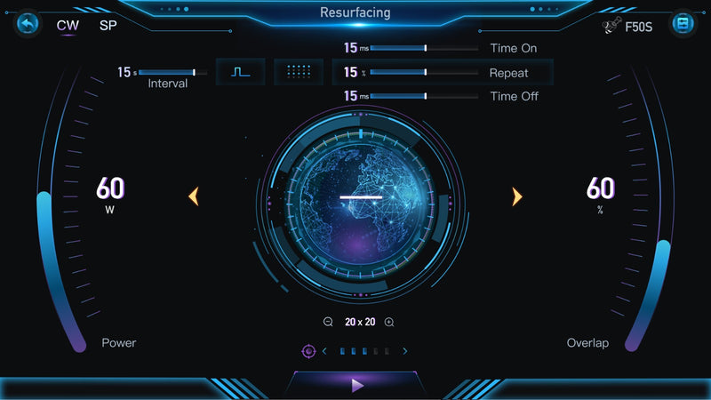 Profesionalus CO2 Frakcinis Lazeris 10600 nm su Ginekologiniu Antgaliu, Premium klasės modelis, Medical Fractional Laser System