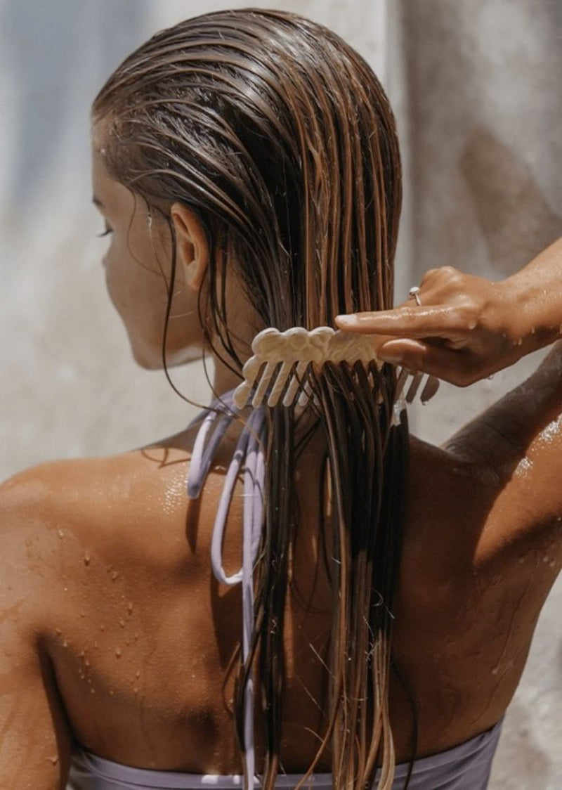 BYROKKO SHEA BOMB Hair Mask, Maitinanti plaukų kaukė su taukmedžio sviestu, atkurianti plaukų kaukė, drėkinanti plaukų kaukė, kaukė dažytiems plaukams, plaukų kaukė priaugintiems plaukams