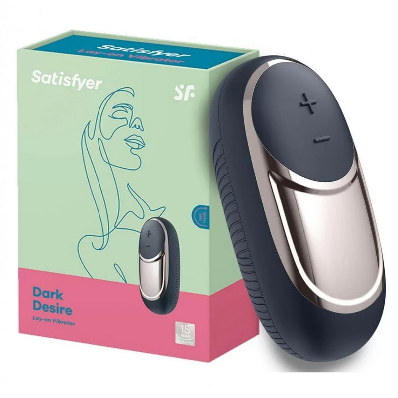 Vibruojantis pultelis, klitorio stimuliatorius, moteriškas vibratorius, sekso žaislas moterims, puiki dovana Jai - Clitoral Vibrator, Stimulator Satisfyer DARK DESIRE