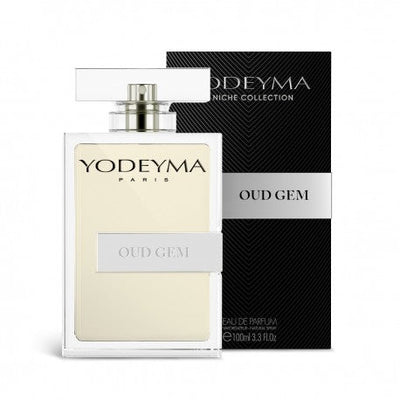 YODEYMA Oud Gem Kvepalai su elegantišku buteliuku ir juoda dėžute