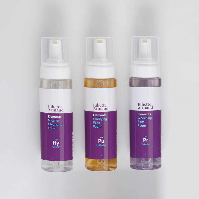 Juliette Armand Valančios Putos Probleminei ir aknės Veido Odai, pašalina odos likučius, sugeria riebalų perteklių ir subalansuoja riebumą