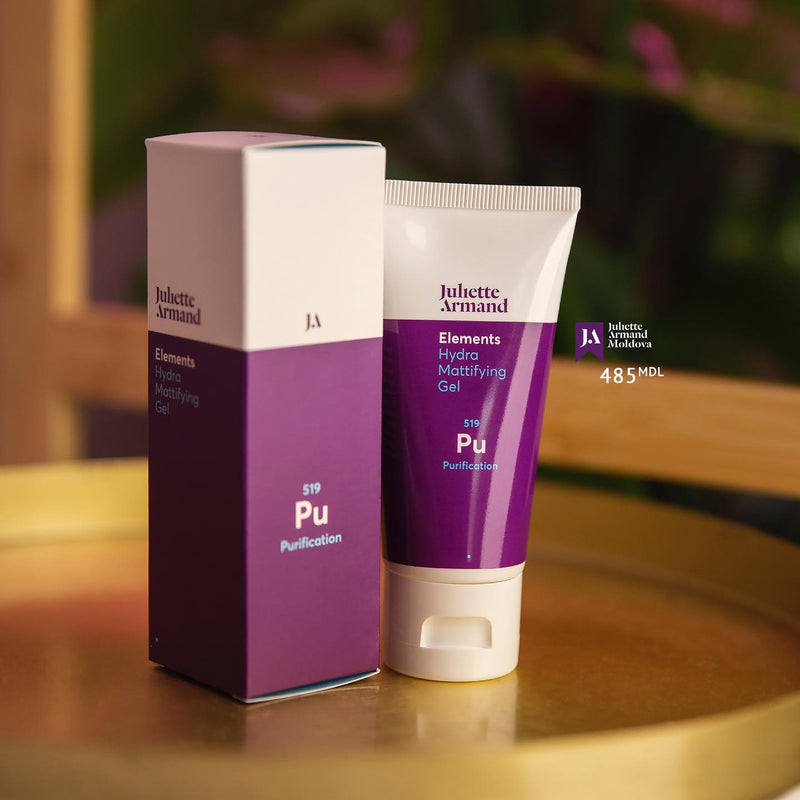 Juliette Armand Drėkinantis ir Matiškumo Suteikiantis Veido Gelis, sugeria odos riebumo perteklių ir suteikia odai matinį efektą