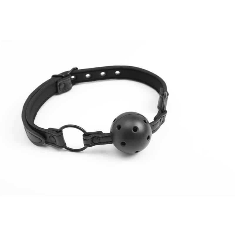 Kvėpuojantis burnos kaištis BDSM aksesuaras sekso žaidimams Vyrams ir Moterims - IntoYou BLACK SHADOW