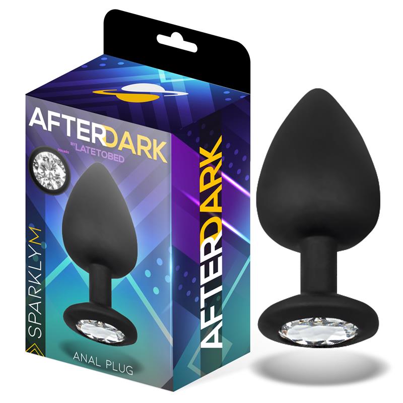 Aukštos kokybės silikoninis Analinis kaištis su deimantu puikiai tinka Vyrams ir Moterims - AFTERDARK