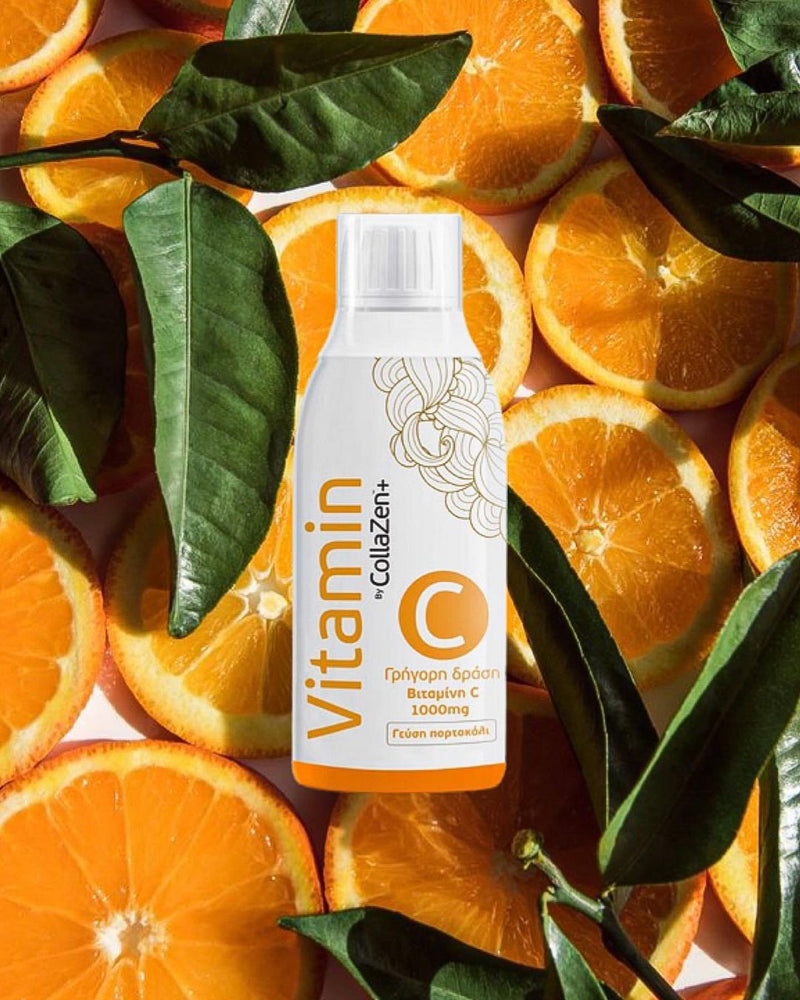 CollaZen Geriamas Maisto Papildas su Vitaminu C 1000 mg, Liposominis Geriamas Vitaminas C gerina imunitetą ir nervų sistemos veiklą, mažina pavargimo jausmą ir nuovargį, apsaugoti ląsteles nuo oksidacinės pažaidos