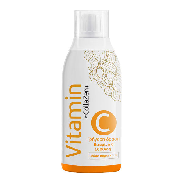 CollaZen Geriamas Maisto Papildas su Vitaminu C 1000 mg, Liposominis Geriamas Vitaminas C gerina imunitetą ir nervų sistemos veiklą, mažina pavargimo jausmą ir nuovargį, apsaugoti ląsteles nuo oksidacinės pažaidos