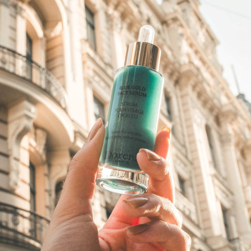 Mėlyno Aukso Serumas Riebiai ir į Aknę Linkusiai Odai - Dorena Paris Cosmetics