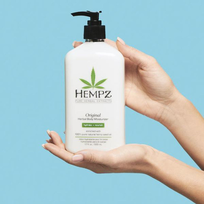 Hempz Drėkinantis kūno kremas su Kanapių aliejumi sausai odai - Original Herbal Body Moisturizer Body Lotion