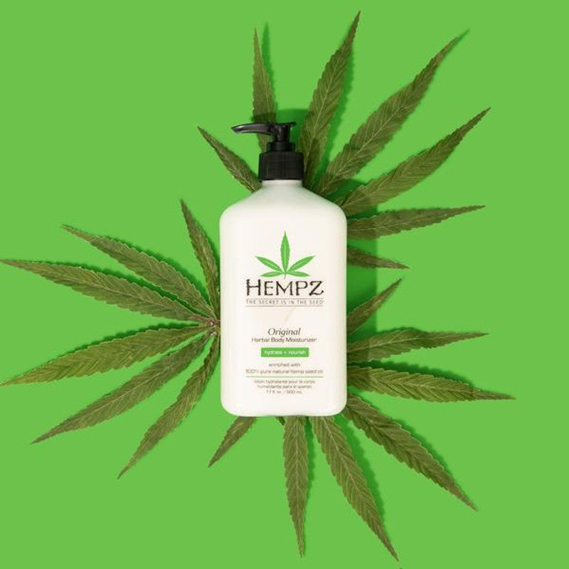 Hempz Drėkinantis kūno kremas su Kanapių aliejumi sausai odai - Original Herbal Body Moisturizer Body Lotion