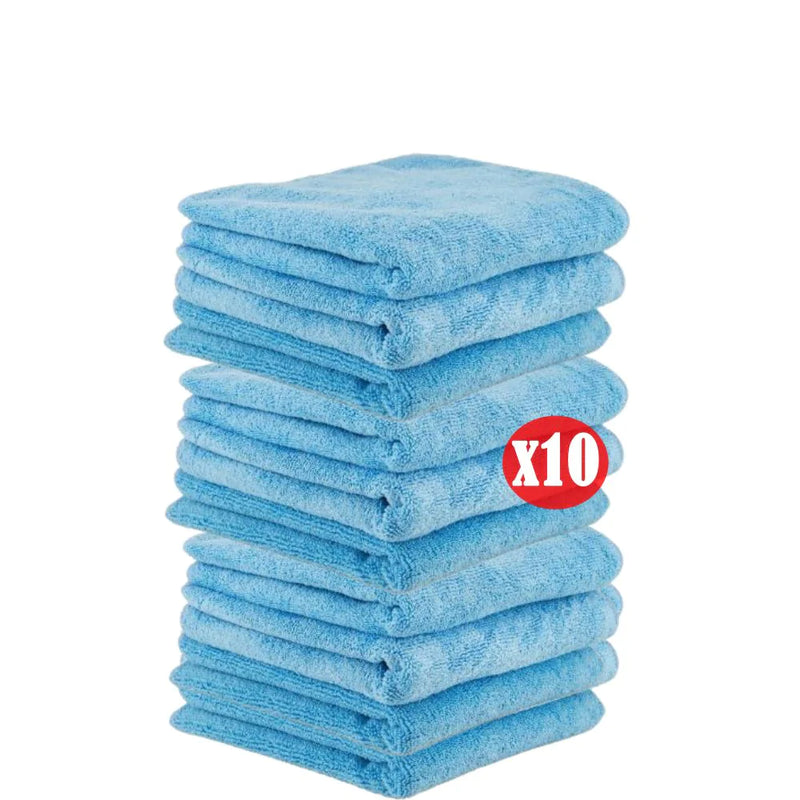 Shine Armor Grade Premium Microfiber Towels - itin gerai valančios Mikropluošto šluostės servetėlės 40x40, sugeria didelį kiekį vandens, purvo bei pašalina visų rūšių nešvarumus