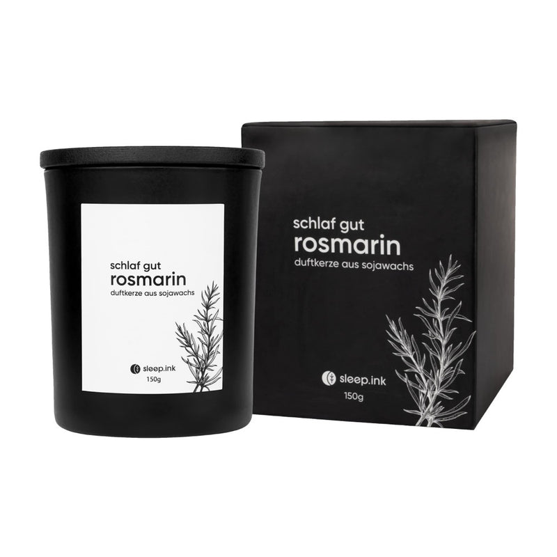 Raminanti aromaterapinė namų žvakė su Rozmarinu - Sleep.ink
