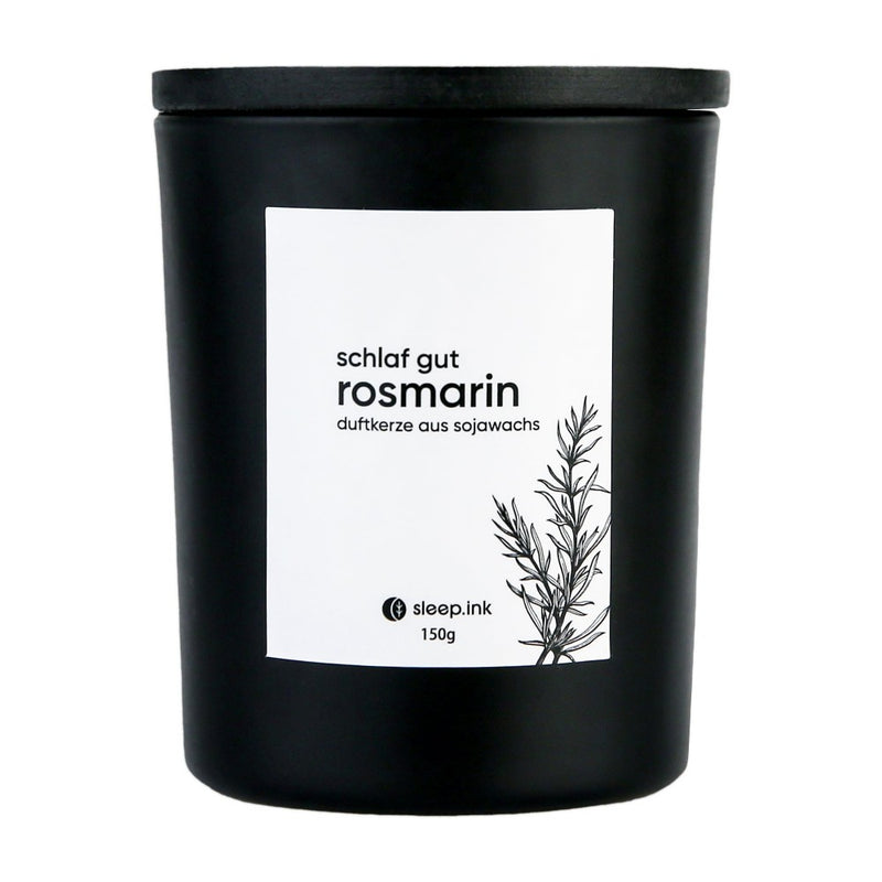 Raminanti kvepianti namų žvakė su Rozmarinu - Sleep.ink