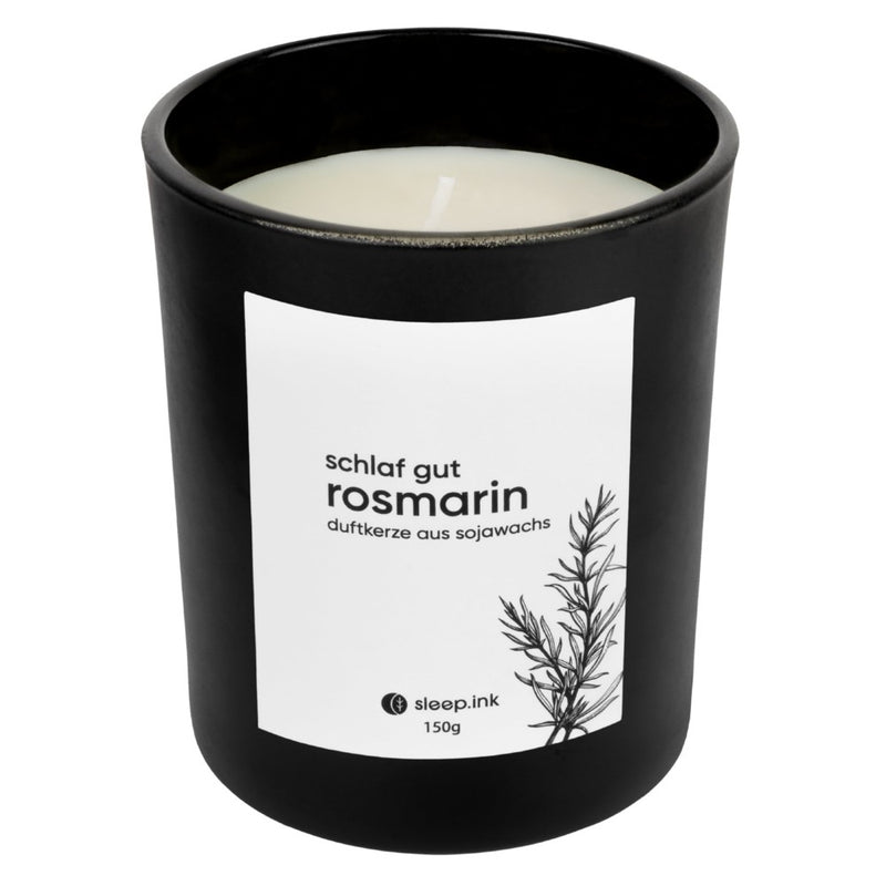 Raminanti kvepianti namų žvakė su Rozmarinu - Sleep.ink
