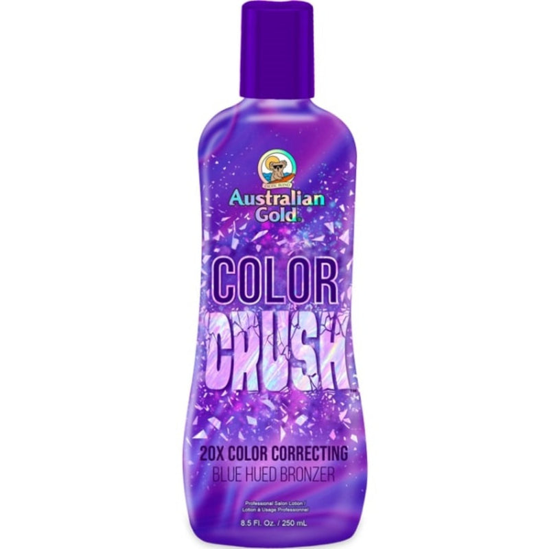 Soliariumo įdegio kremas su DHA 20x ir natūraliais momentiniais bronzantais - Australian Gold COLOR CRUSH 250ml