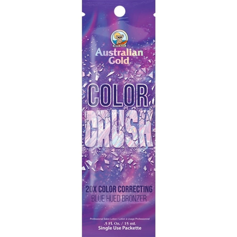 Soliariumo įdegio kremas su DHA 20x ir natūraliais momentiniais bronzantais - Australian Gold COLOR CRUSH 15ml