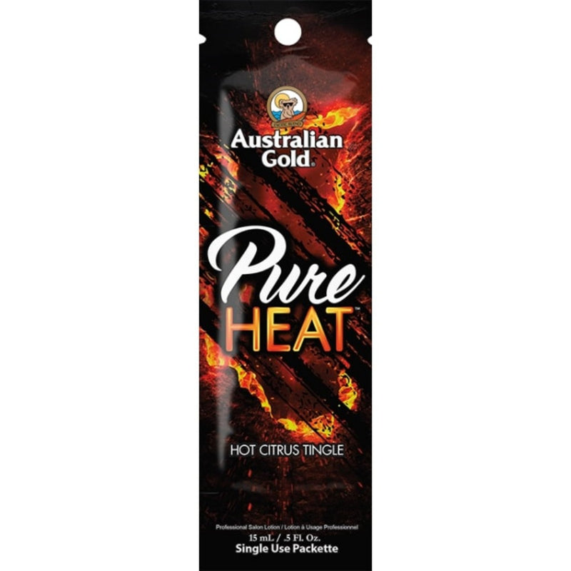 Greito poveikio soliariumo įdegio kremas Australian Gold PURE HEAT 15ml su dilgčiukais