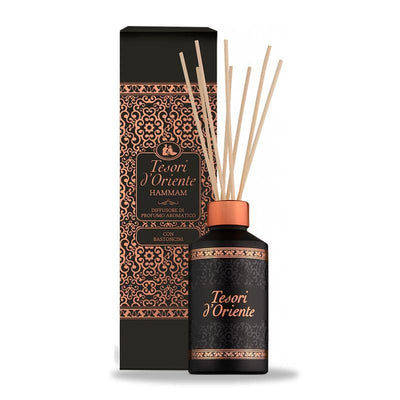 Tesori d'Oriente AYURVEDA Namų Kvapas su lazdelėmis, namų kvepalai, kvapai namams, ilgai išliekantis kvapas, eteriniai aliejai, afrodiziakas, namų kvapai