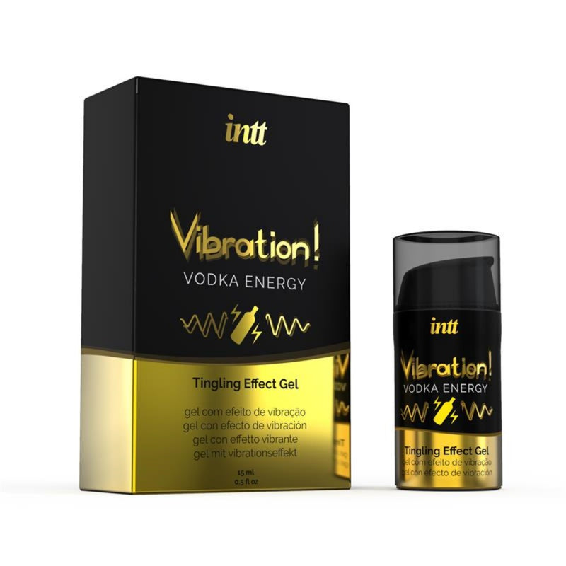 Šildančio ir vibruojančio efekto Skystas Vibratorius Degtinės Skonio vaginaliniam, analiniam seksui ir masturbacijai - Intt Cosmetics