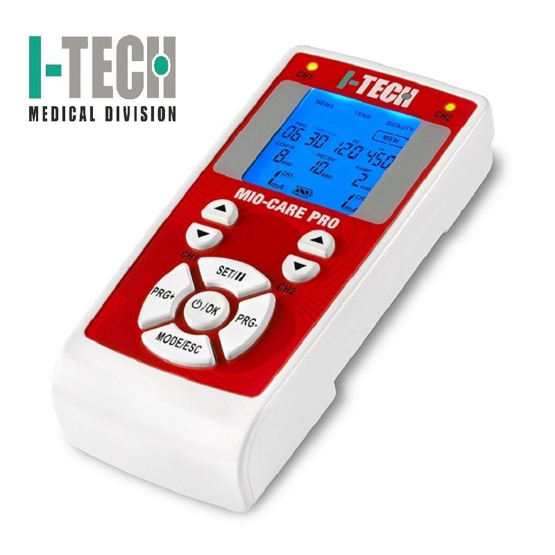 I-TECH Medical Division I-TECH Mio-Care PRO EMS/TENS Profesionalus Elektrostimuliatorius, stiprina raumenis, mažina raumenų nuovargį ir malšina įvairių kūno vietų skausmą, EMS aparatas